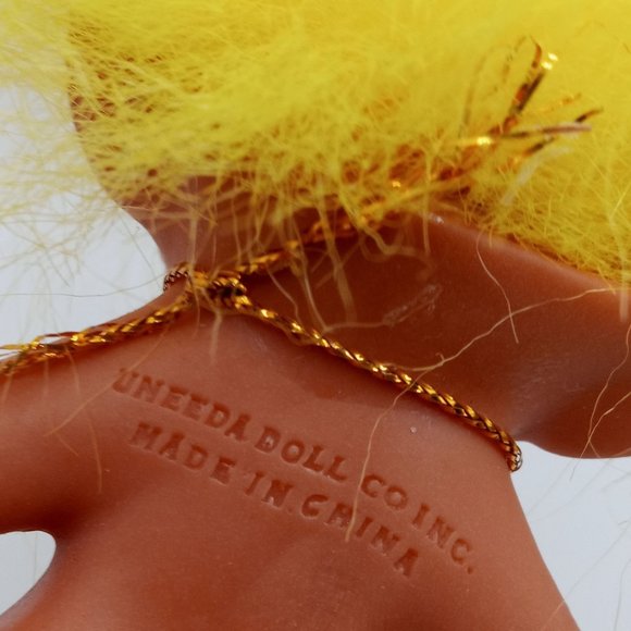Vintage Troll Doll Uneeda Yellow Hair Collectible AS IS Toy Figurine Figure - Picture 12 of 15